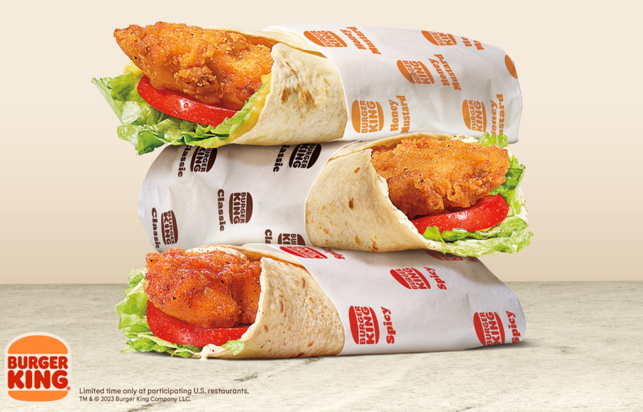 Burger King Wrap Menu With Prices