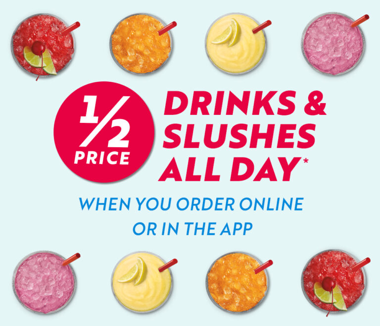 Sonic Happy Hour Menu