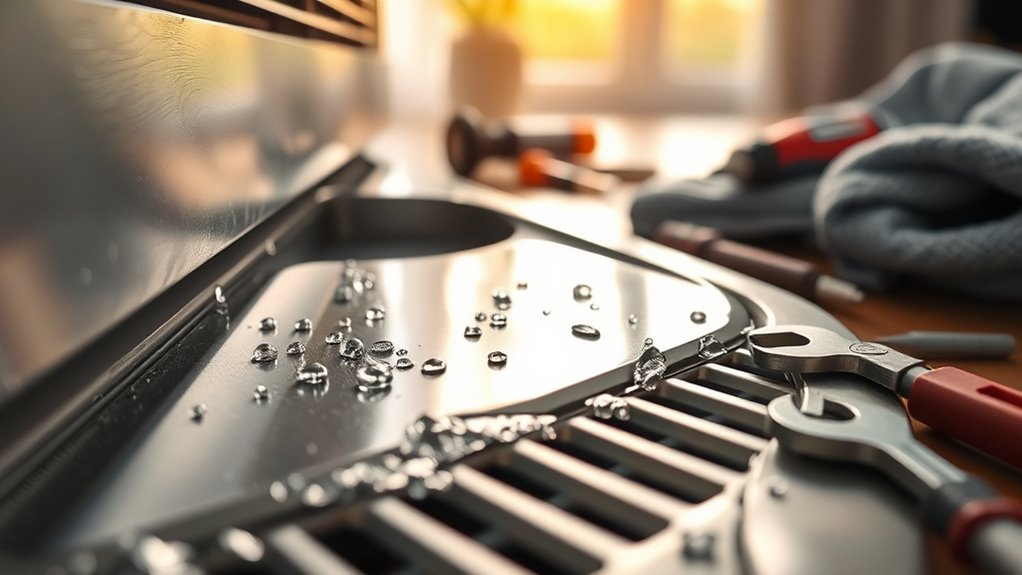 ac condensation drain clog