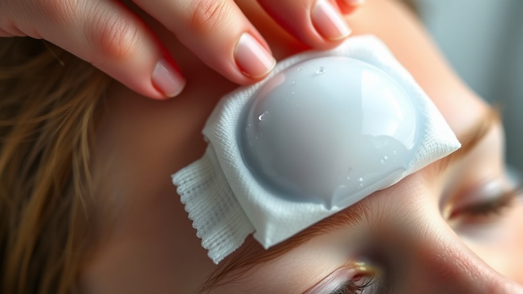 apply ice immediately promptly