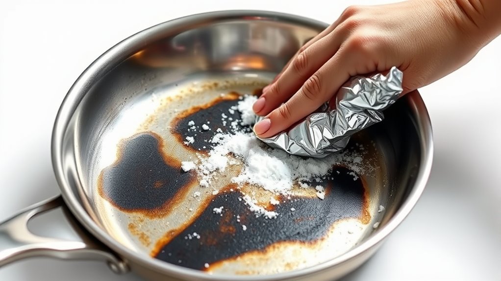 baking soda scrubbing technique