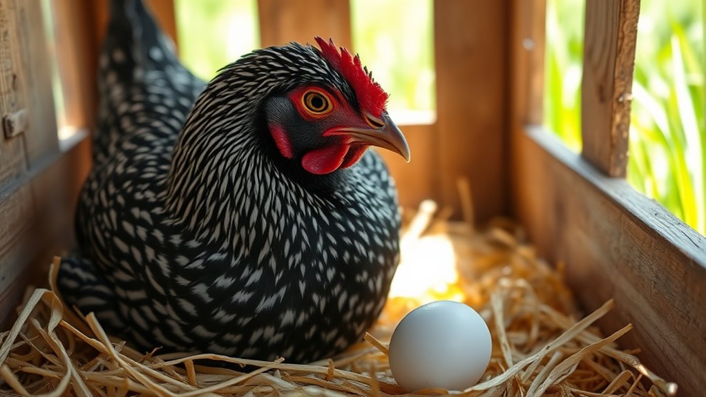 barred rock egg laying start