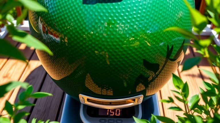 big green egg weight