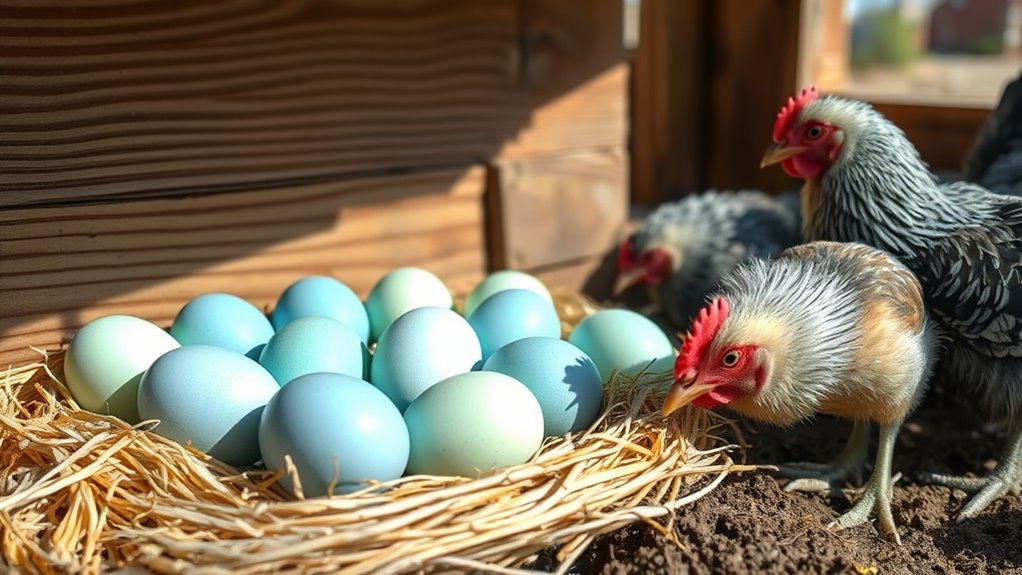 blue and green egg breeds