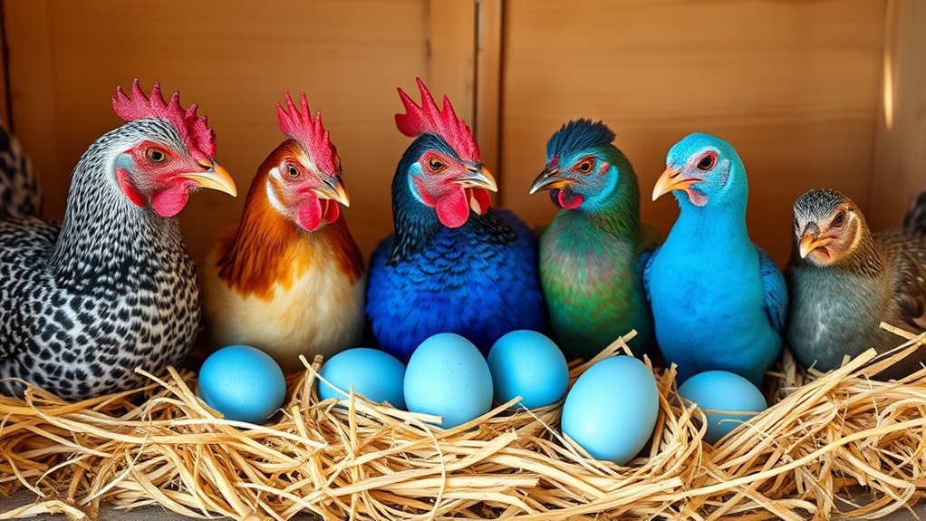 blue egg laying chicken breeds