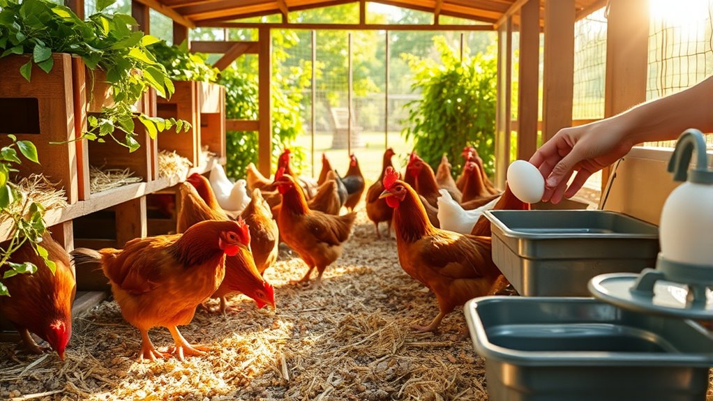 boost chicken egg output