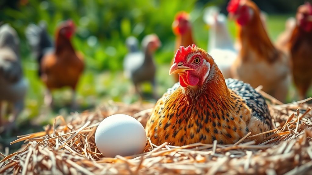 breed impacts egg laying timing