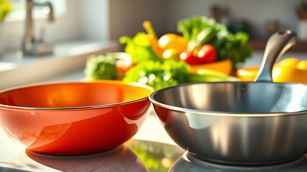 ceramic instant non stick stainless steel technique