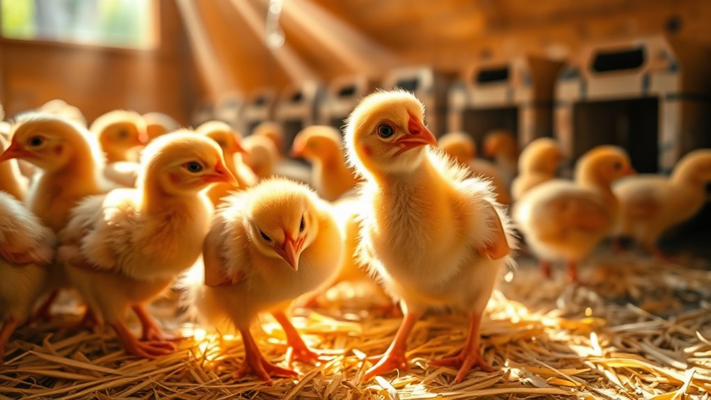 chickens begin laying eggs