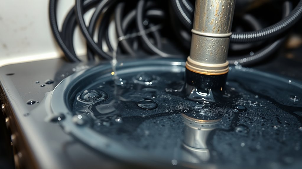 clear drain lines regularly