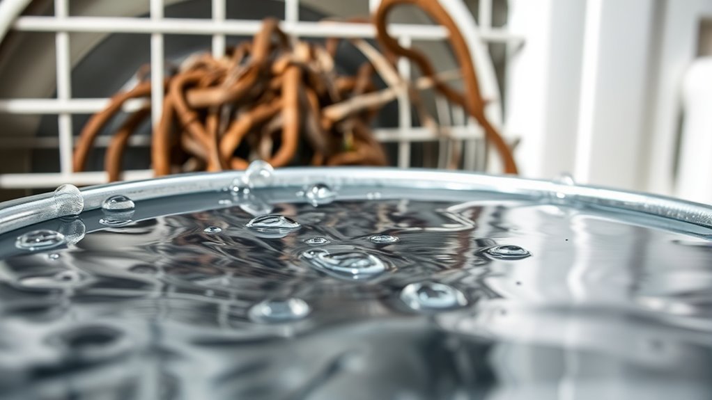 clogged drain causes overflow