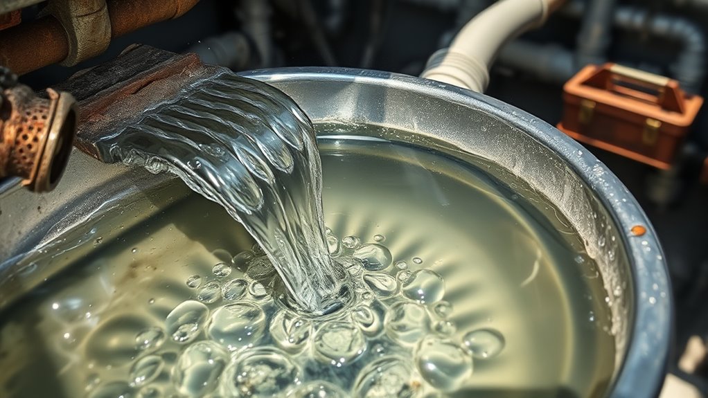 clogged drain line causes overflow