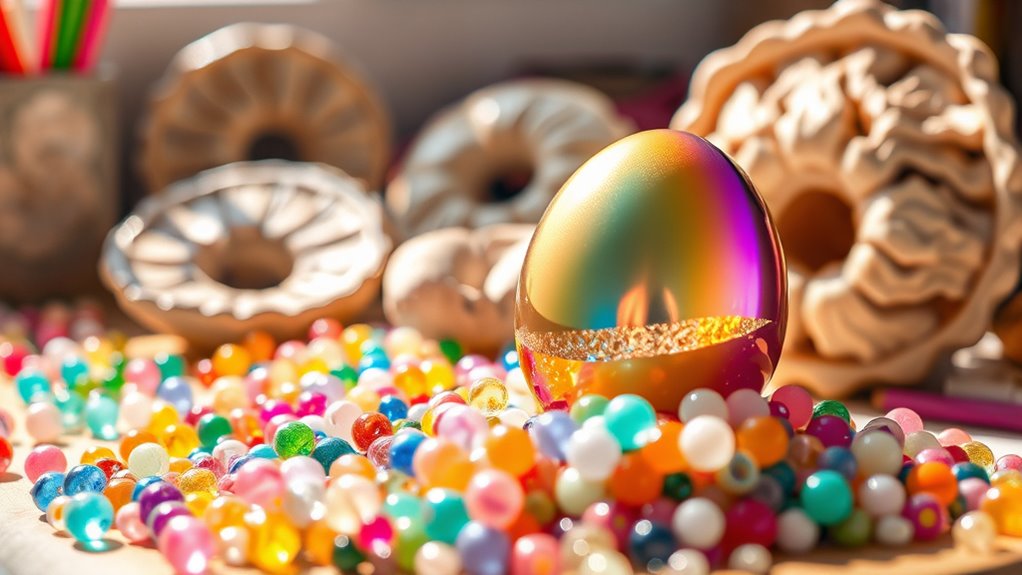 create rainbow and fossil