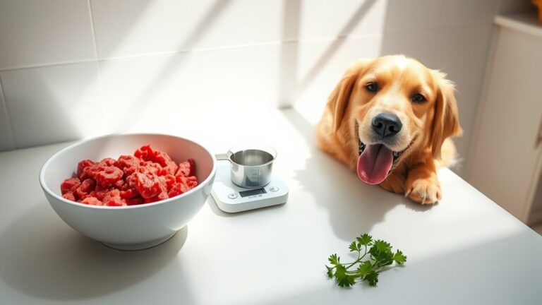 daily dog ground beef portion