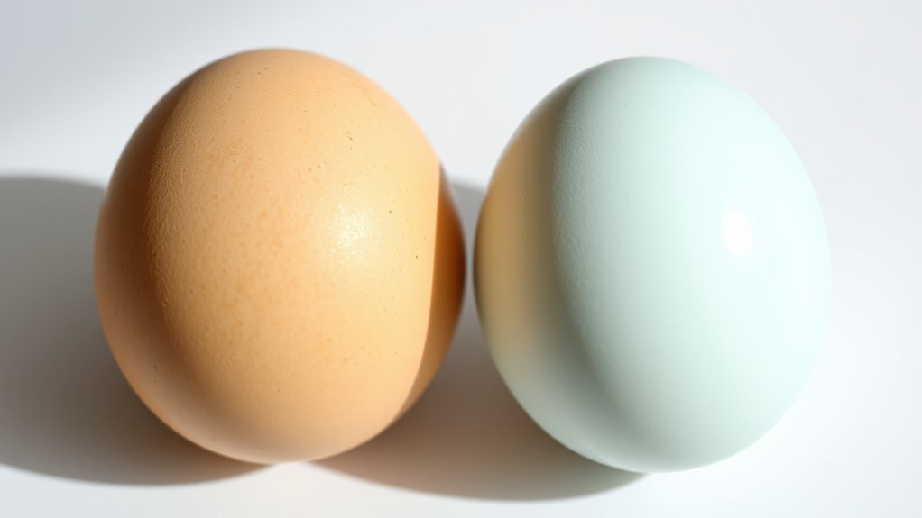 duck eggs colorful thick shells