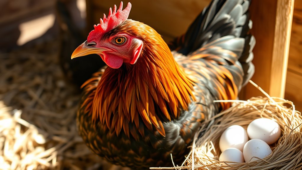 early signs of laying