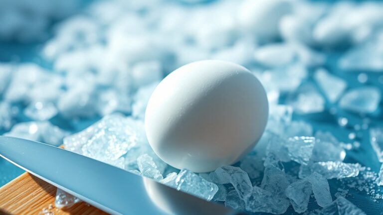 eating frozen eggs safely