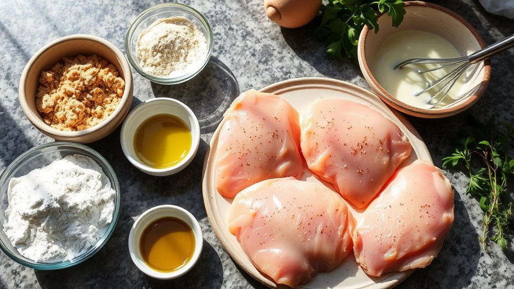 egg free breaded chicken