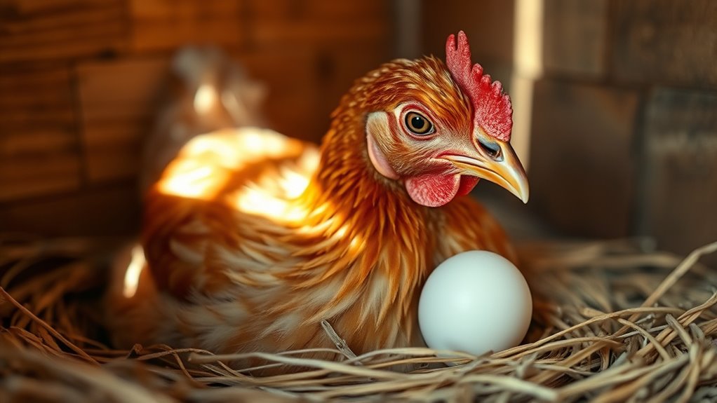 egg laying discomfort in chickens