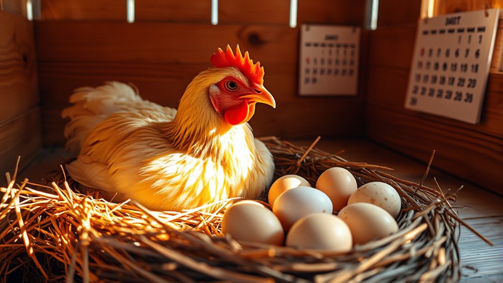 egg laying lifespan and timing