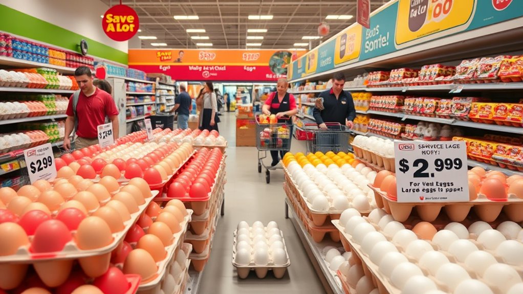 egg prices vary regionally