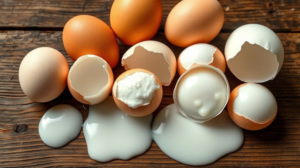 egg size influences white weight