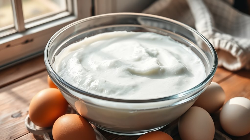 egg whites freshness test