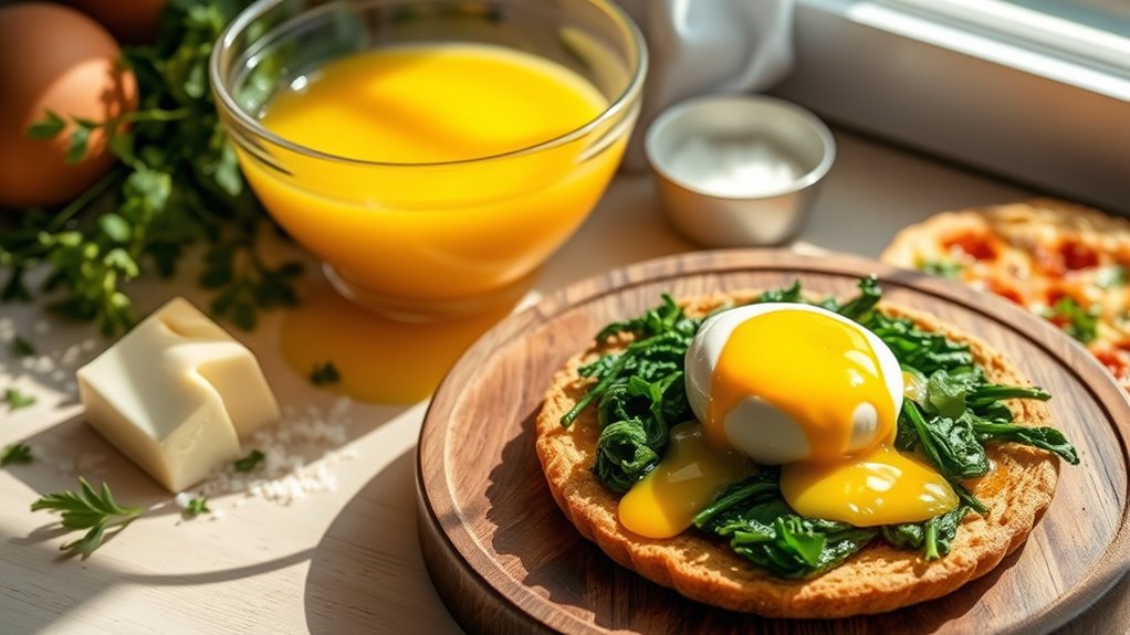 egg yolks enhance flavor and texture