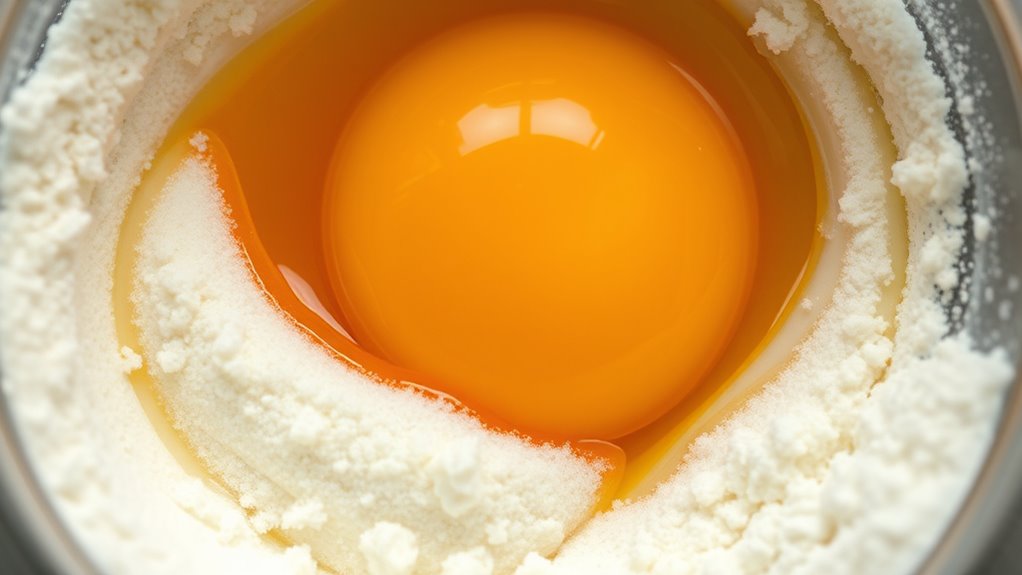 egg yolks improve cake texture