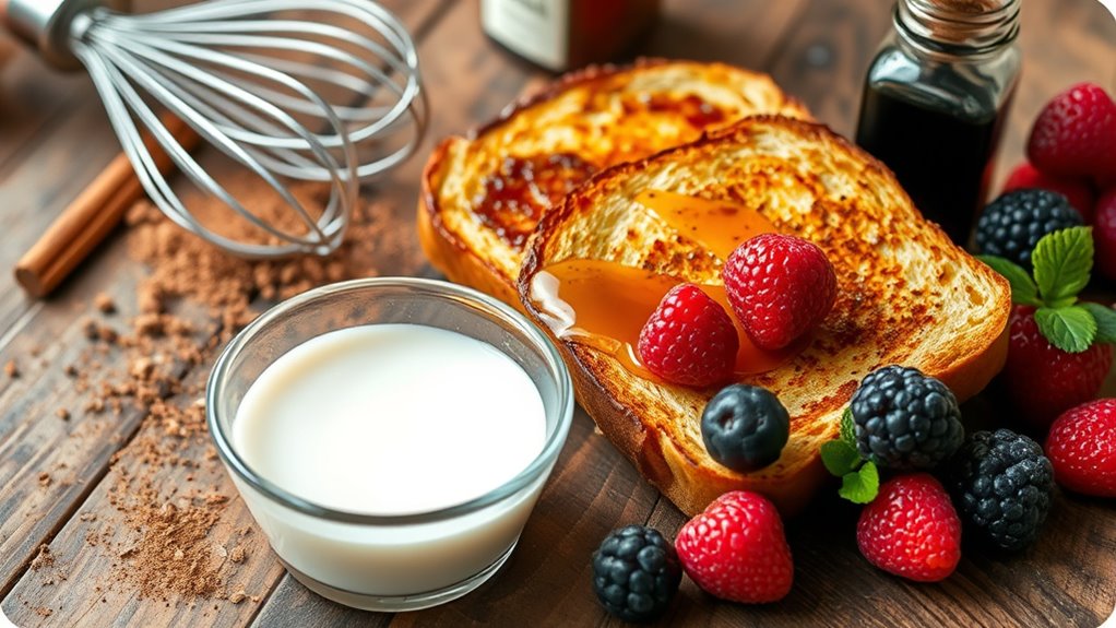 eggless french toast ingredients