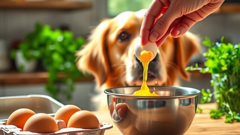 feed raw eggs safely