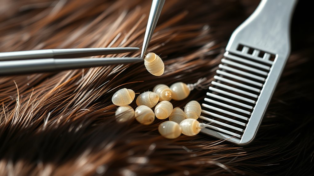 frequent grooming and combing