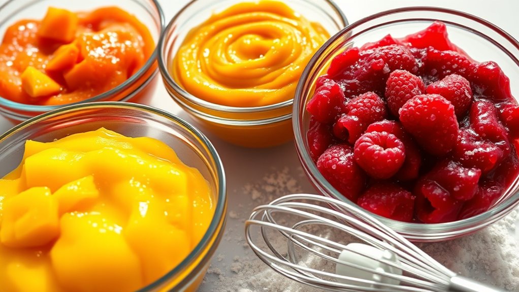 fruit purees replace eggs