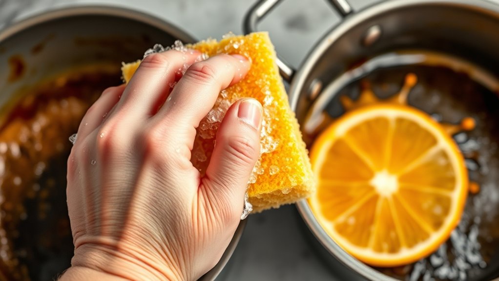 gentle circular scrubbing techniques