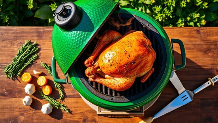 grill turkey using green egg
