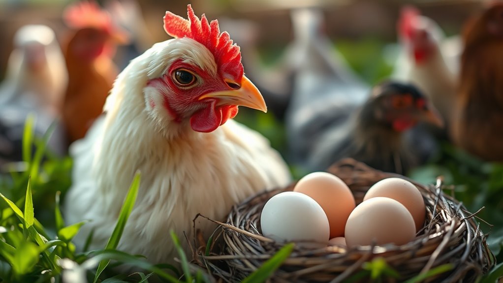 hen egg laying age factors