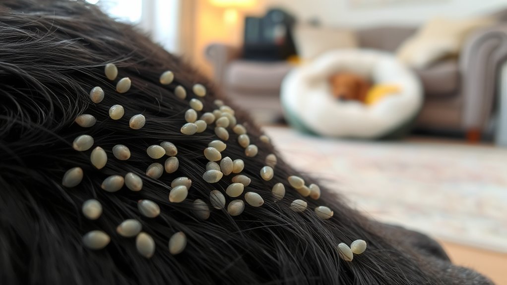 hidden flea egg hiding spots