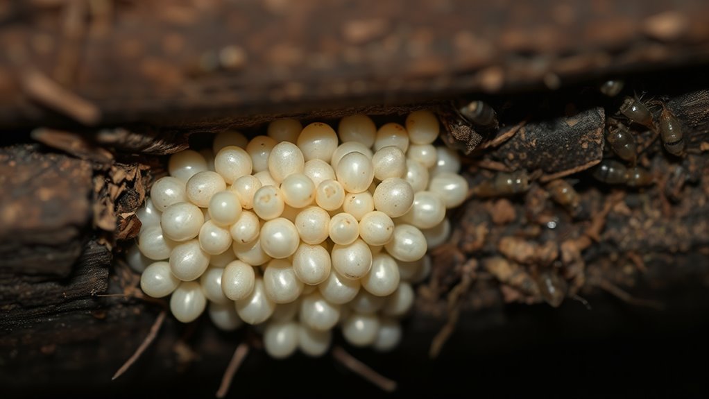 hidden termite egg locations