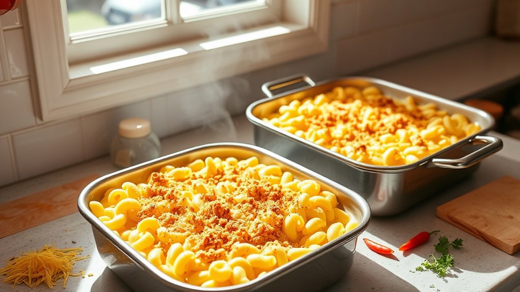 ideal pans for cheesy casserole
