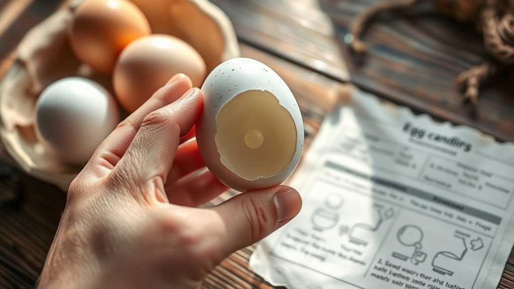 identify fertilized eggs visually