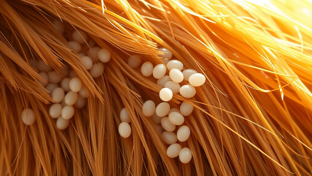 identify flea egg signs