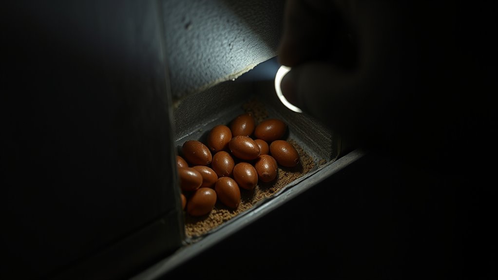 identify small brown capsules