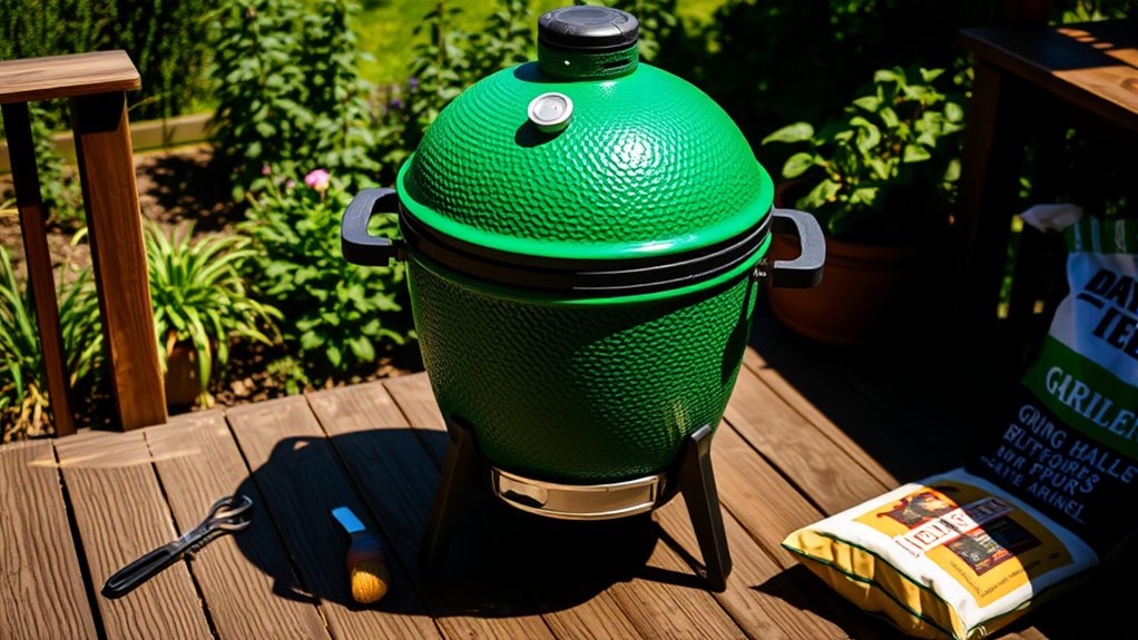 large green egg weight