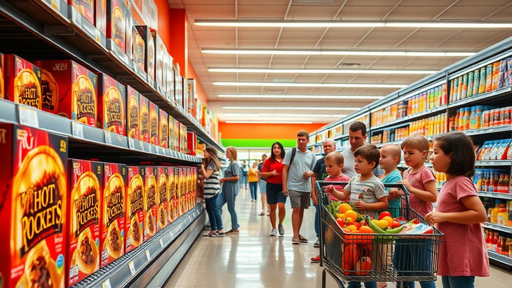 local supermarkets carry bbq hot pockets