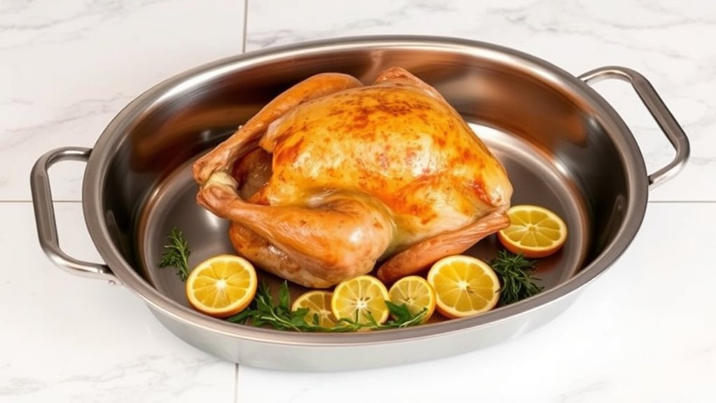 maintain space for even roasting