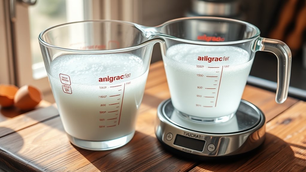 measure egg whites accurately