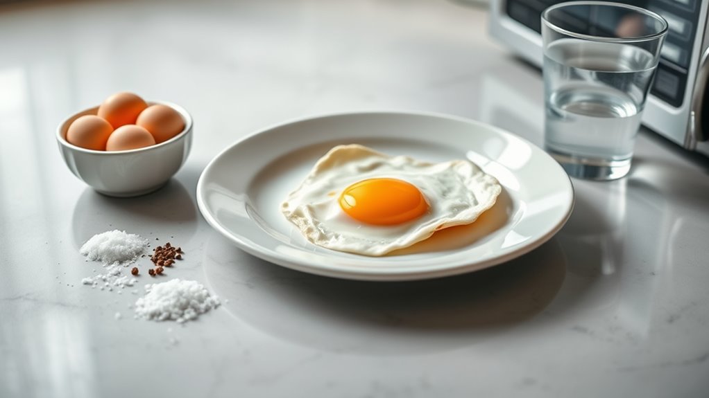 microwave fried egg instructions