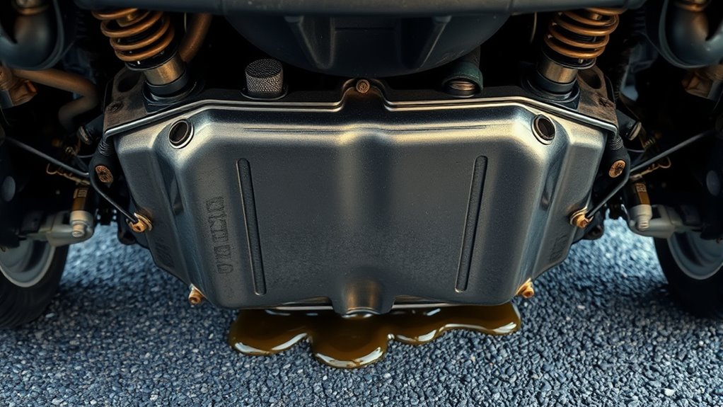 oil leak warning signs