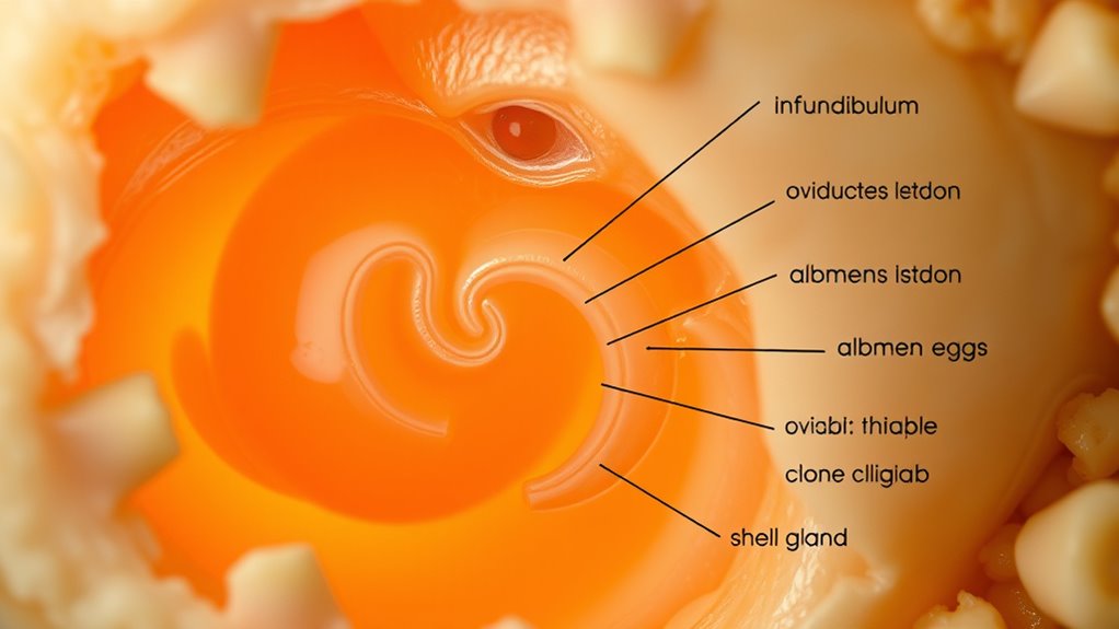 ovary to egg formation