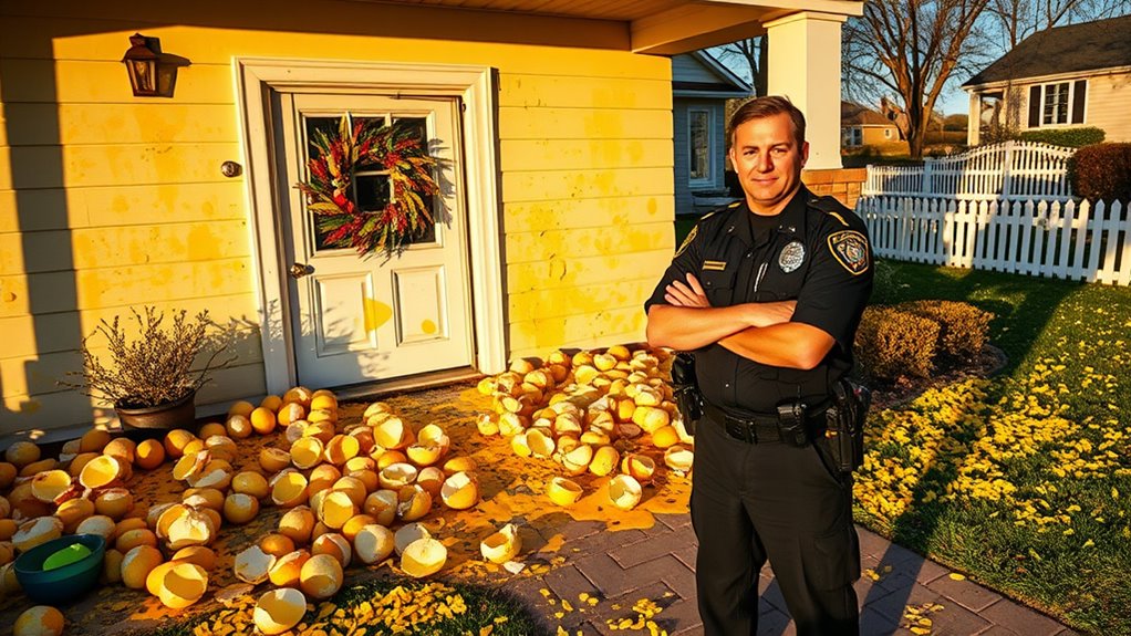 police can investigate egging